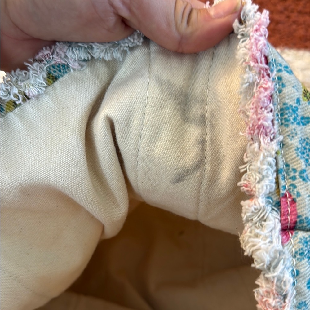 Natural Life Floral Tote Bag - Pink and Blue - Picture 6 of 8